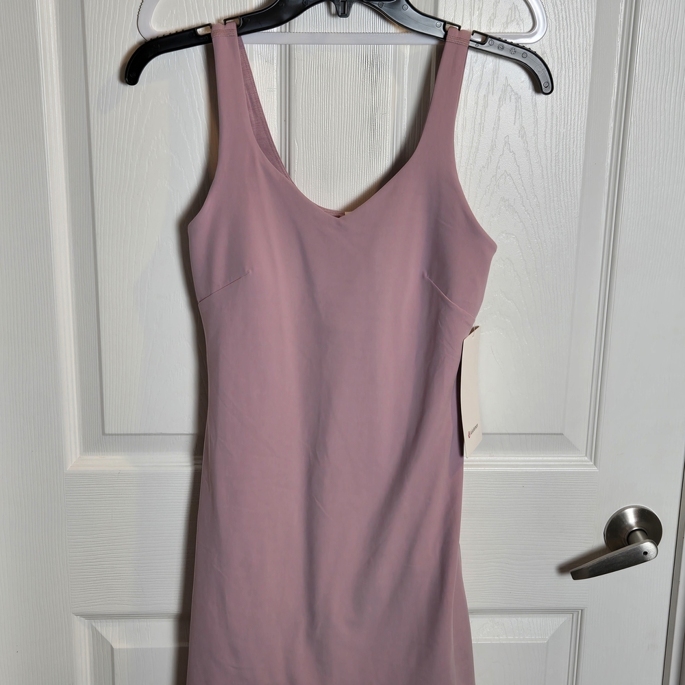 Lululemon Athletica Rose Blush Align Dress Sz 6 NWT